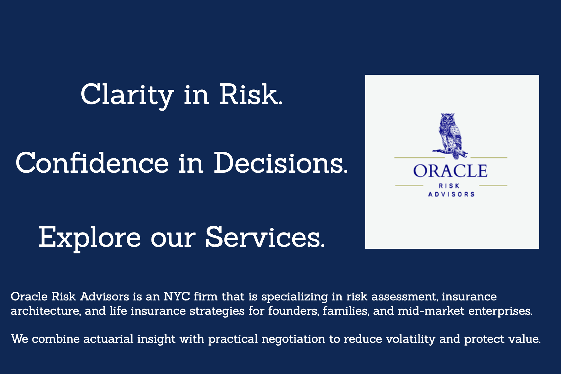 OracleRiskAdvisors